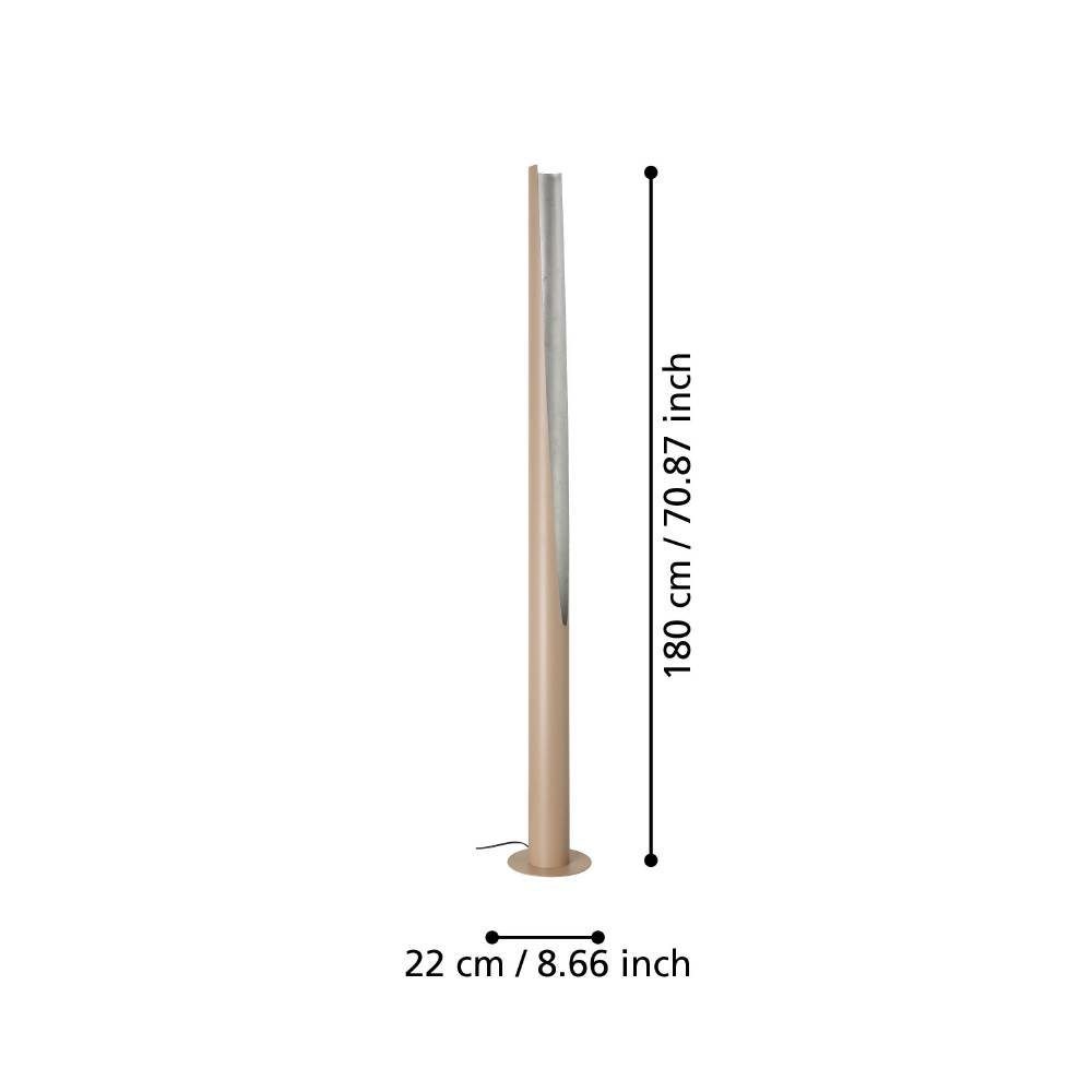 390283_DIMENSION_0001 | Eglo Romania Lampadar PREBONE 2 LED GU10 5.7W IP20 390283