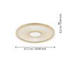 390296_DIMENSION_0001 | Eglo Romania Plafonieră DEHESA LED 36W IP20 390296