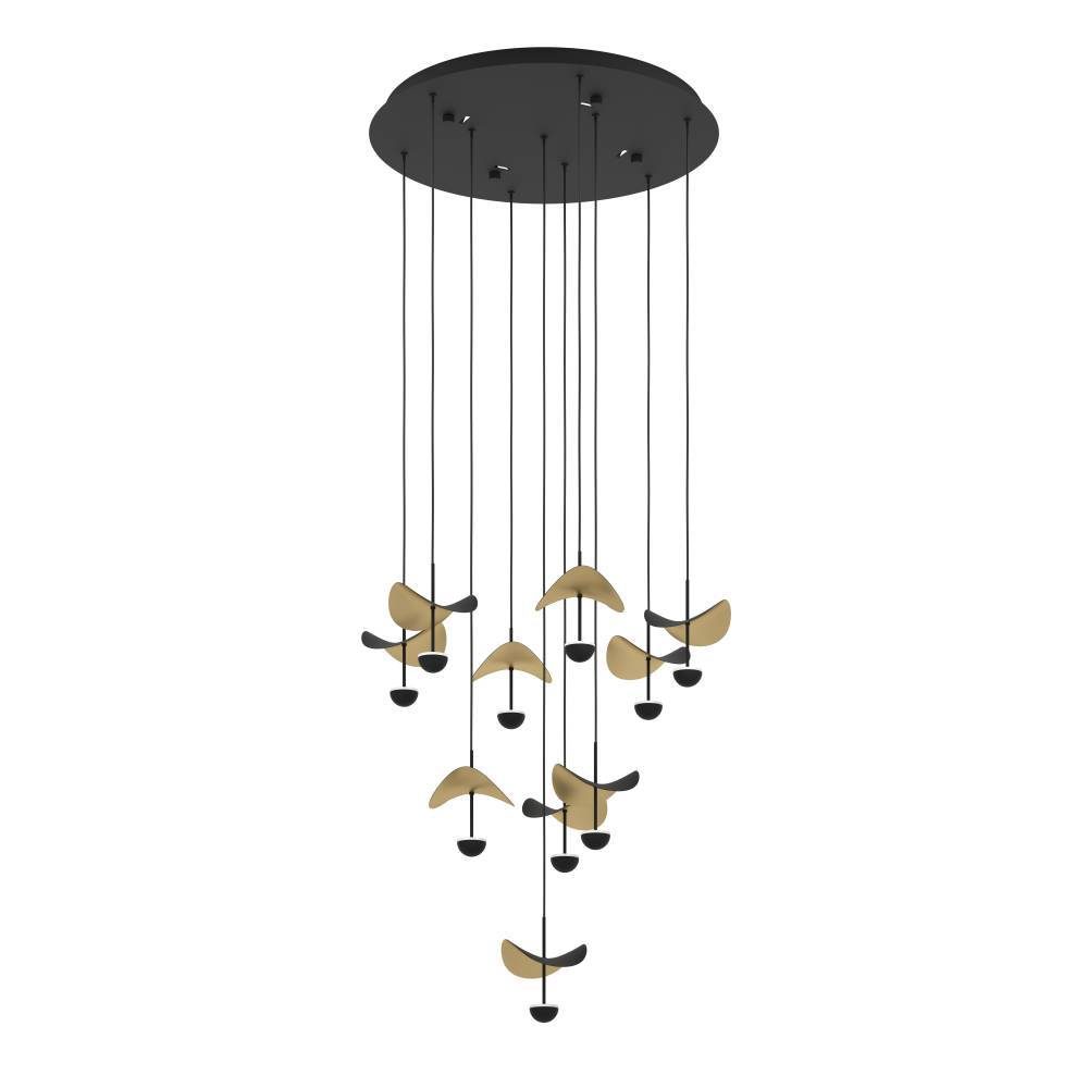 390339_VIEW_0001 | Eglo Romania Lustră DRACERA LED 10X2.3W IP20 390339