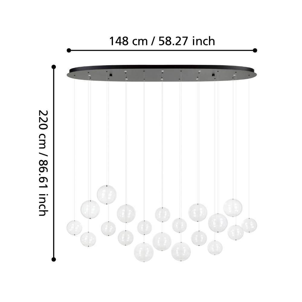 390344_DIMENSION_0001 | Eglo Romania Lustră ESPARDELLO LED 8X5.4W IP20 390344