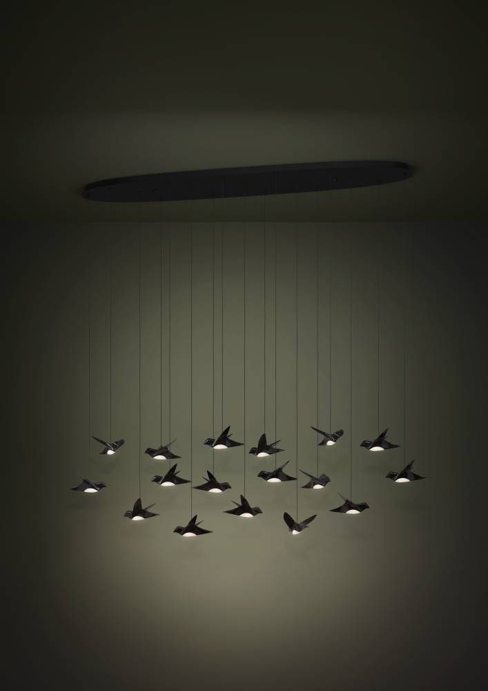 390353_AMBIENT_0001 | Eglo Romania Lustră PARATEBUENO LED 17X3W IP20 390353