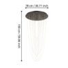 390355_DIMENSION_0001 | Eglo Romania Lustră TREPUCO LED 8X5.4W IP20 390355