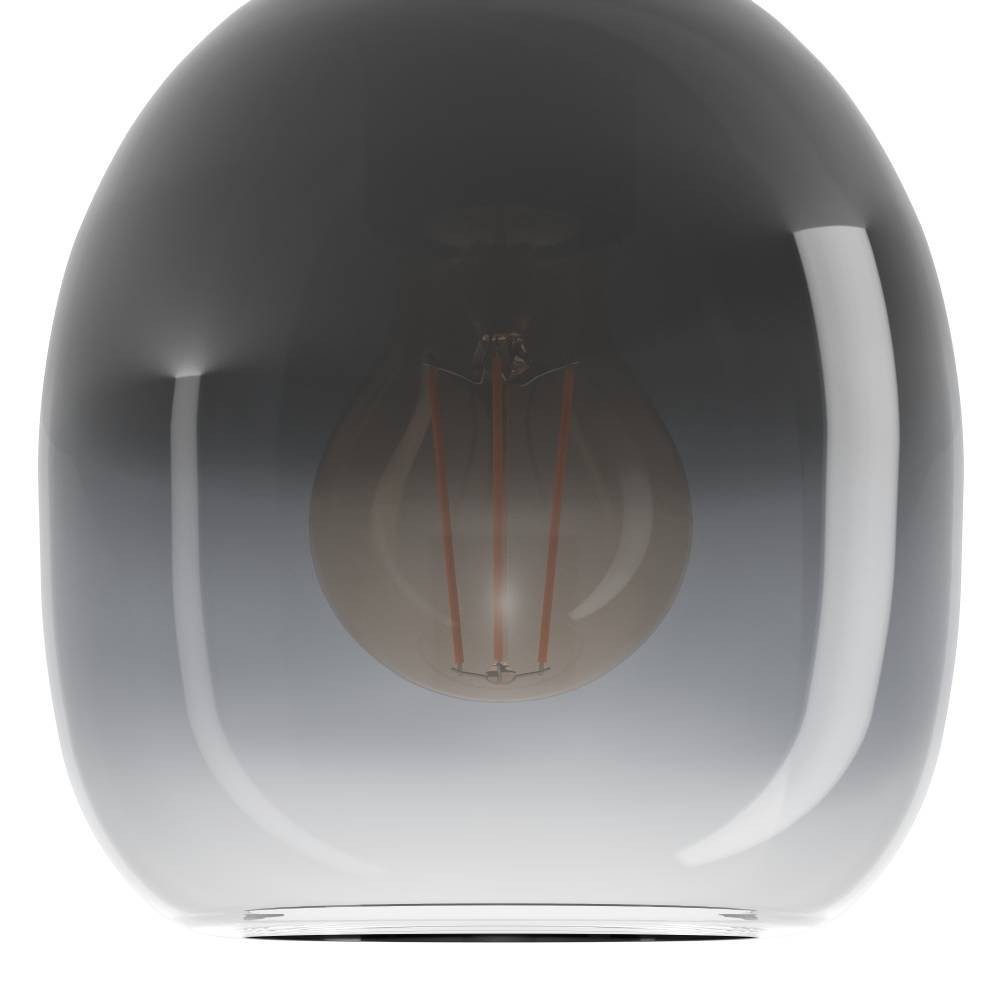 Plafonieră EGLO FILAGO 900825 | Eglo Romania Plafonieră FILAGO 900825, Ø145 mm, E27, 1X40W, IP20, lemn, oțel, maro, sticlă
