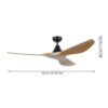 Ventilator plafon EGLO PORTSEA 35108 | Eglo Romania Ventilator PORTSEA Ø1320mm IP20 35108