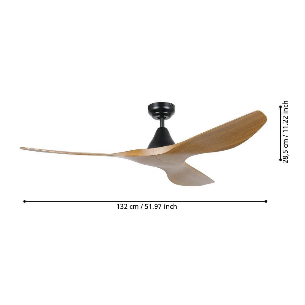 Ventilator plafon EGLO PORTSEA 35108 | Eglo Romania Ventilator PORTSEA Ø1320mm IP20 35108