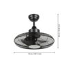Ventilator plafon cu lumină EGLO IGELDO 35133 | Eglo Romania Ventilator IGELDO LED 15W 35133