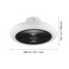 Ventilator plafon cu lumină EGLO KOSTRENA 35139 | Eglo Romania Ventilator KOSTRENA LED 3X8.5W 35139