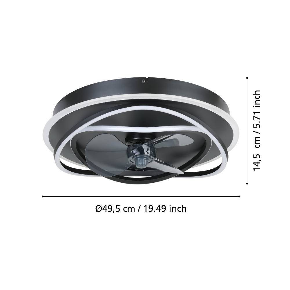 Ventilator plafon cu lumină EGLO NAMORI 35146 | Eglo Romania Ventilator NAMORI LED 4X9W 35146