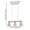 Lustră EGLO CAWTON 43952 | Eglo Romania Lustră CAWTON 3XE27 IP20 43952