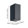 Aplică EGLO JABAGA 900276 | Eglo Romania Aplică JABAGA LED GU10 2X4.6W IP44 900276