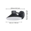 Aplică EGLO NINNARELLA 900688 | Eglo Romania Aplică NINNARELLA LED GU10 4.6W IP44 900688