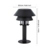 Stâlp exterior EGLO CHIAPPERA 900802 | Eglo Romania Stâlp CHIAPPERA E27 IP65 900802