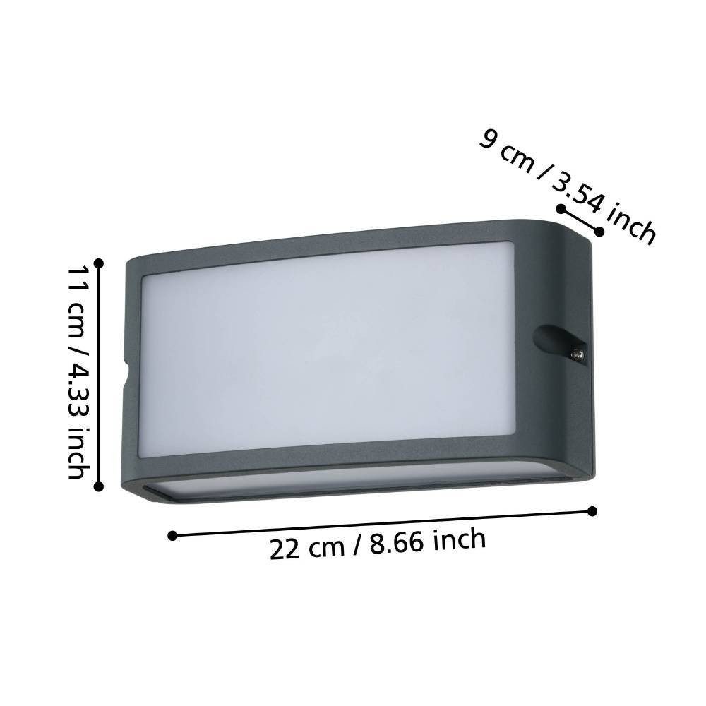 Aplică EGLO CAMARDA 900808 | Eglo Romania Aplică CAMARDA LED 10.5W IP54 900808