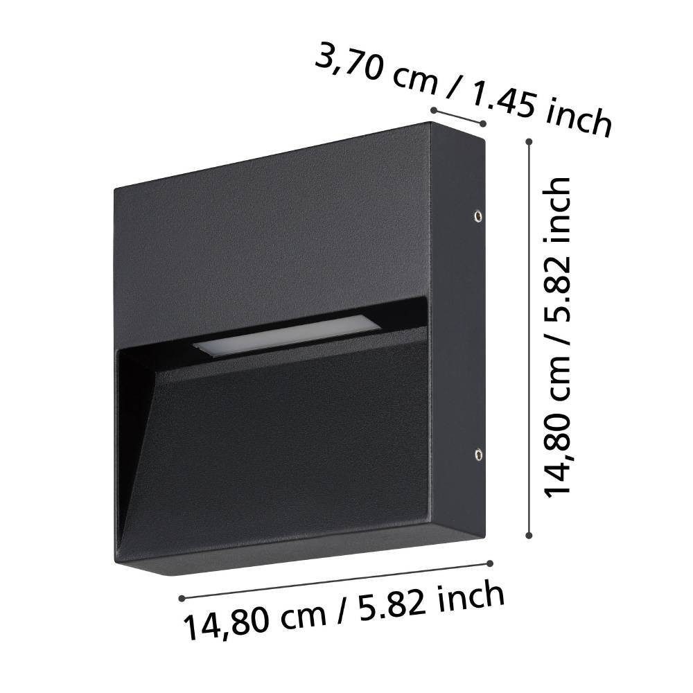 Aplică EGLO MARUGGIO 900889 | Eglo Romania Aplică MARUGGIO LED 4.8W IP65 900889
