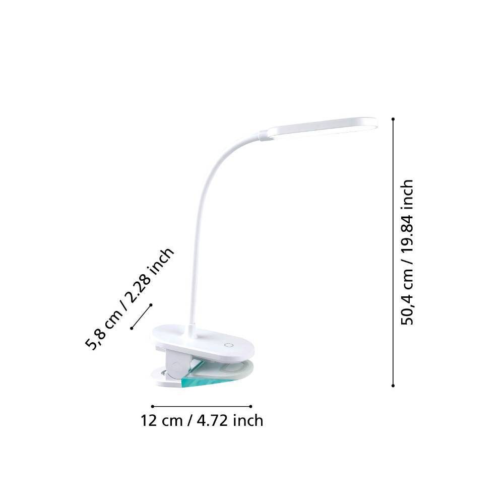 75595_DIMENSION_0001 | Eglo Romania Lampă cu clemă RAIZAL LED 1.7W 75595