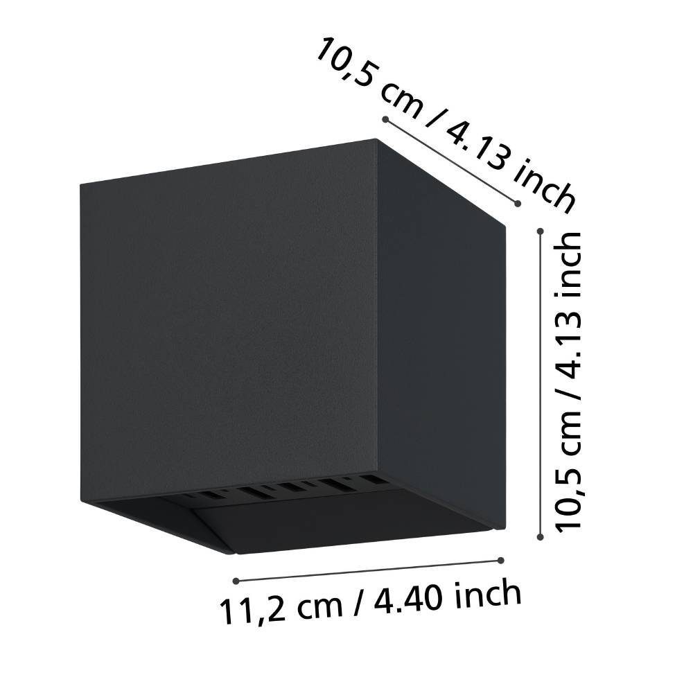 900445_DIMENSION_0001 | Eglo Romania Aplică CALPINO 2 LED 2X3.3W IP54 900445