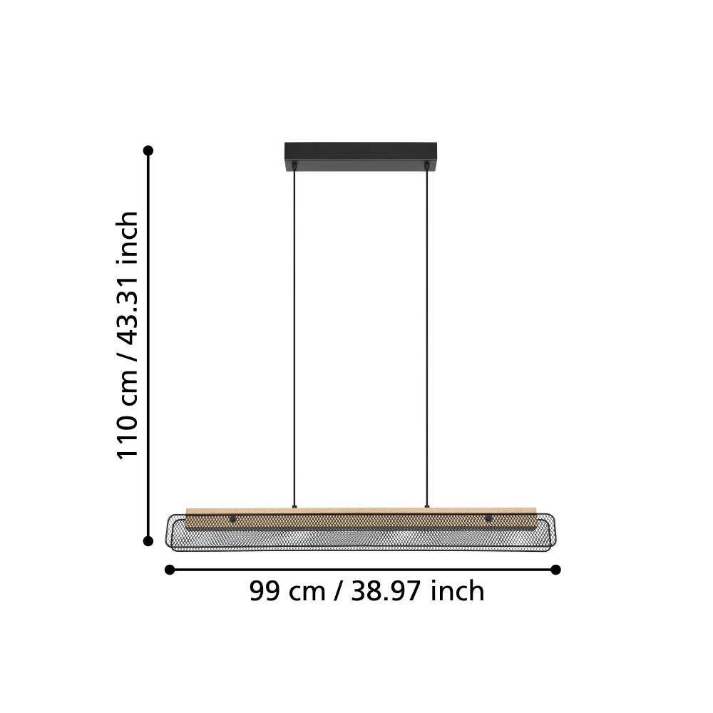 900702_DIMENSION_0001 | Eglo Romania Pendul KOKOMO-Z LED 34W IP20 900702