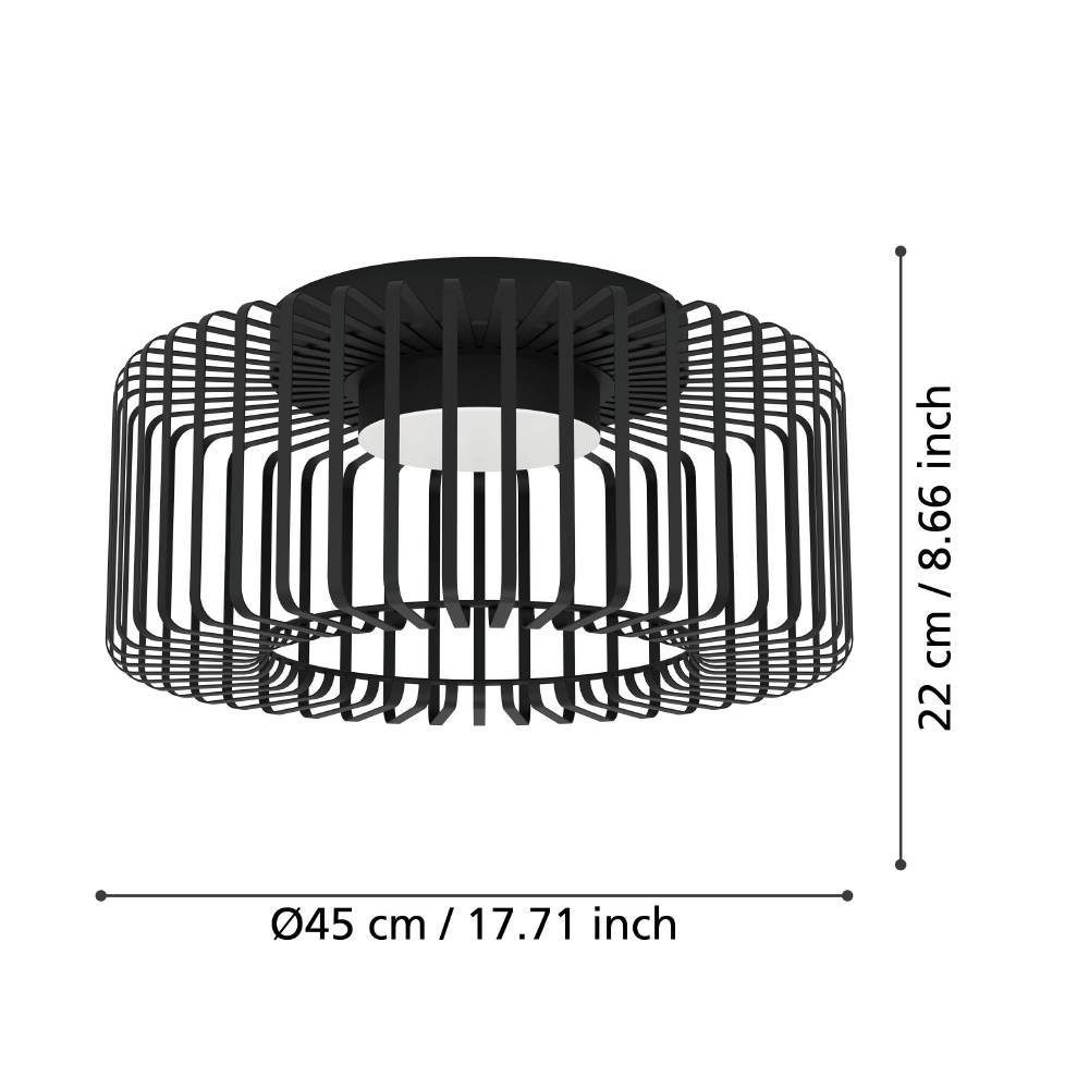 900722_DIMENSION_0001 | Eglo Romania Plafonieră GINESTRONE-Z LED 22W IP20 900722