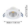 900745_DIMENSION_0001 | Eglo Romania Set 3 spoturi încastrate SALICETO LED 3X6W IP20 900745