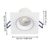 900765_DIMENSION_0001 | Eglo Romania Spot încastrat CAROSSO-Z LED 4.7W IP20 900765