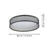 900795_DIMENSION_0001 | Eglo Romania Plafonieră LUPPINERIA LED 20W IP20 900795