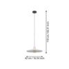 900833_DIMENSION_0001 | Eglo Romania Pendul MINIERE E27 IP20 900833