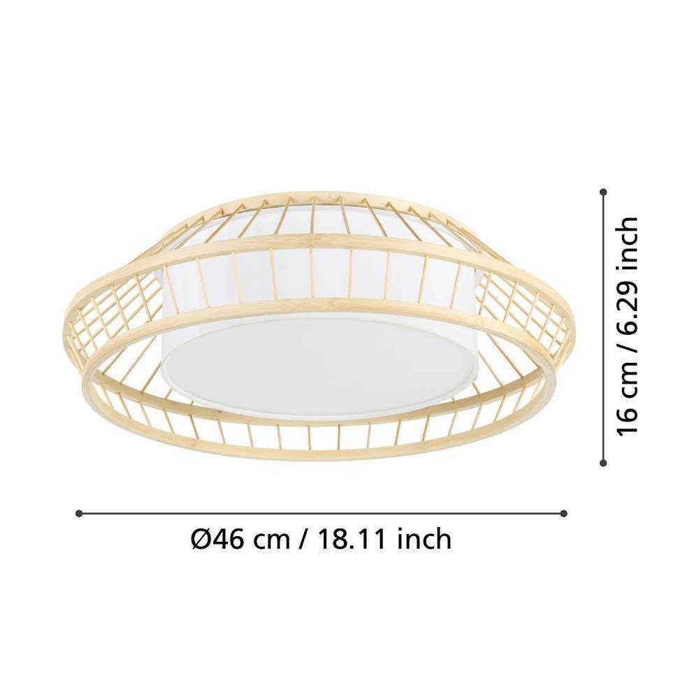 900841_DIMENSION_0001 | Eglo Romania Plafonieră YUKU-Z LED 22W IP20 900841