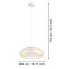 900842_DIMENSION_0001 | Eglo Romania Lustră YUKU-Z LED 22W IP20 900842
