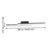 900844_DIMENSION_0001 | Eglo Romania Aplică/Plafonieră PALMITAL LED 2X11W IP44 900844