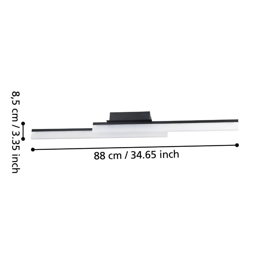 900844_DIMENSION_0001 | Eglo Romania Aplică/Plafonieră PALMITAL LED 2X11W IP44 900844