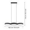 900854_DIMENSION_0001 | Eglo Romania Lustră BARBANO-Z LED 3X7.5W IP20 900854