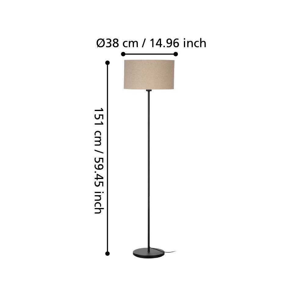 900862_DIMENSION_0001 | Eglo Romania Lampadar FENIGLIA E27 IP20 900862