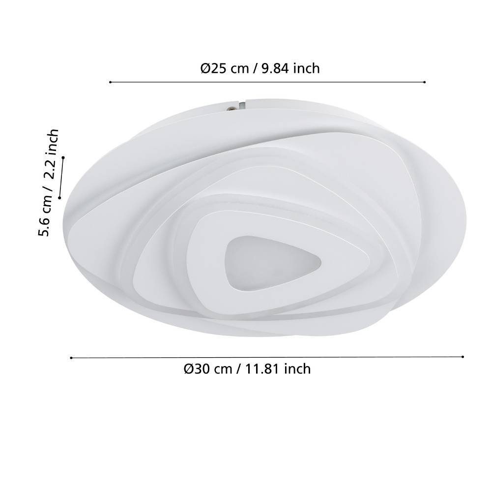 900863_DIMENSION_0001 | Eglo Romania Plafonieră PALAGIANO LED 14.7W IP20 900863