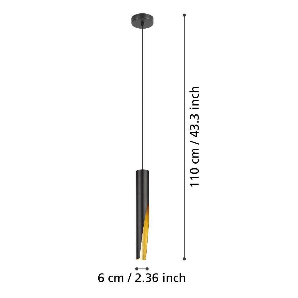 900872_DIMENSION_0001 | Eglo Romania Pendul BARBOTTO LED GU10 4.5W IP20 900872