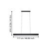 900878_DIMENSION_0001 | Eglo Romania Lustră ANDREAS-Z LED 2X19W IP20 900878