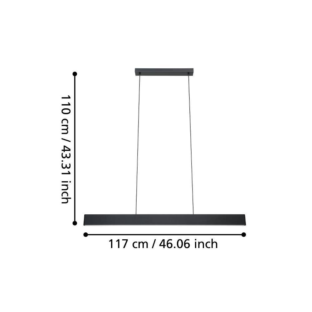 900878_DIMENSION_0001 | Eglo Romania Lustră ANDREAS-Z LED 2X19W IP20 900878