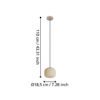 900893_DIMENSION_0001 | Eglo Romania Pendul COMINIO E27 IP20 900893