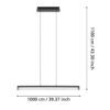 900895_DIMENSION_0001 | Eglo Romania Pendul CARDITO 1 LED 6X6W IP20 900895