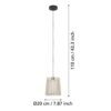 900902_DIMENSION_0001 | Eglo Romania Pendul FATTORIA E27 IP20 900902