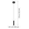 900926_DIMENSION_0001 | Eglo Romania Pendul ALMUDAINA LED 5W IP20 900926