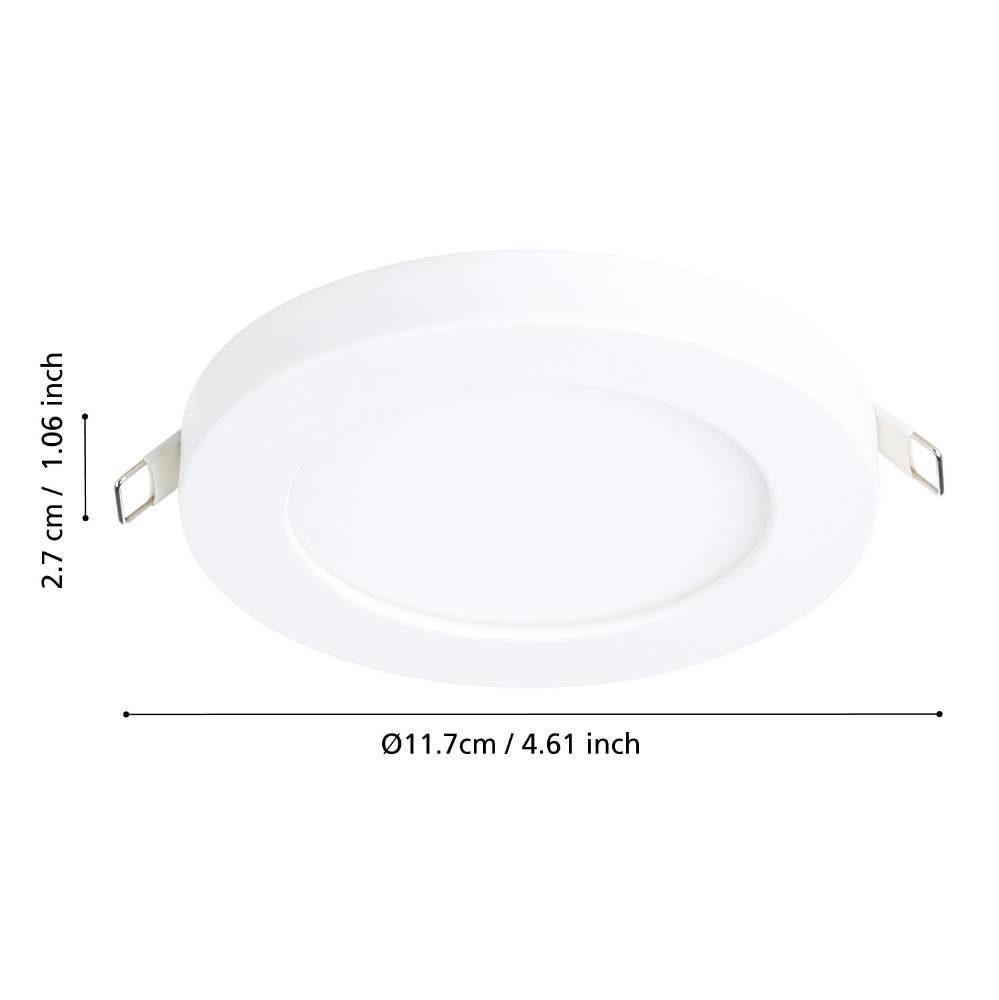 900932_DIMENSION_0001 | Eglo Romania Spot încastrat FUEVA FLEX LED 5.5W IP20 900932