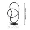 900951_DIMENSION_0001 | Eglo Romania Veioză GIANELLA LED 14.5W IP20 900951
