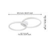 900954_DIMENSION_0001 | Eglo Romania Plafonieră AMANDOLO LED 19.5W IP20 900954