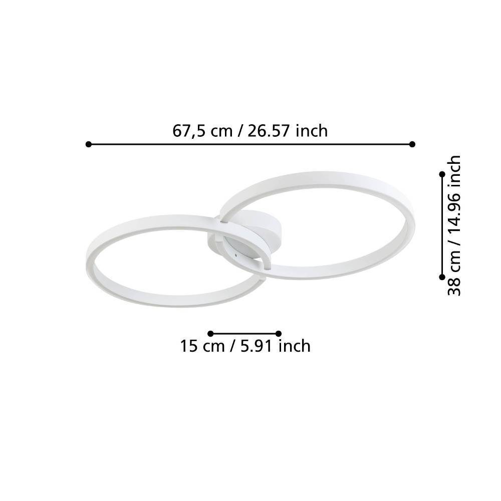 900954_DIMENSION_0001 | Eglo Romania Plafonieră AMANDOLO LED 19.5W IP20 900954