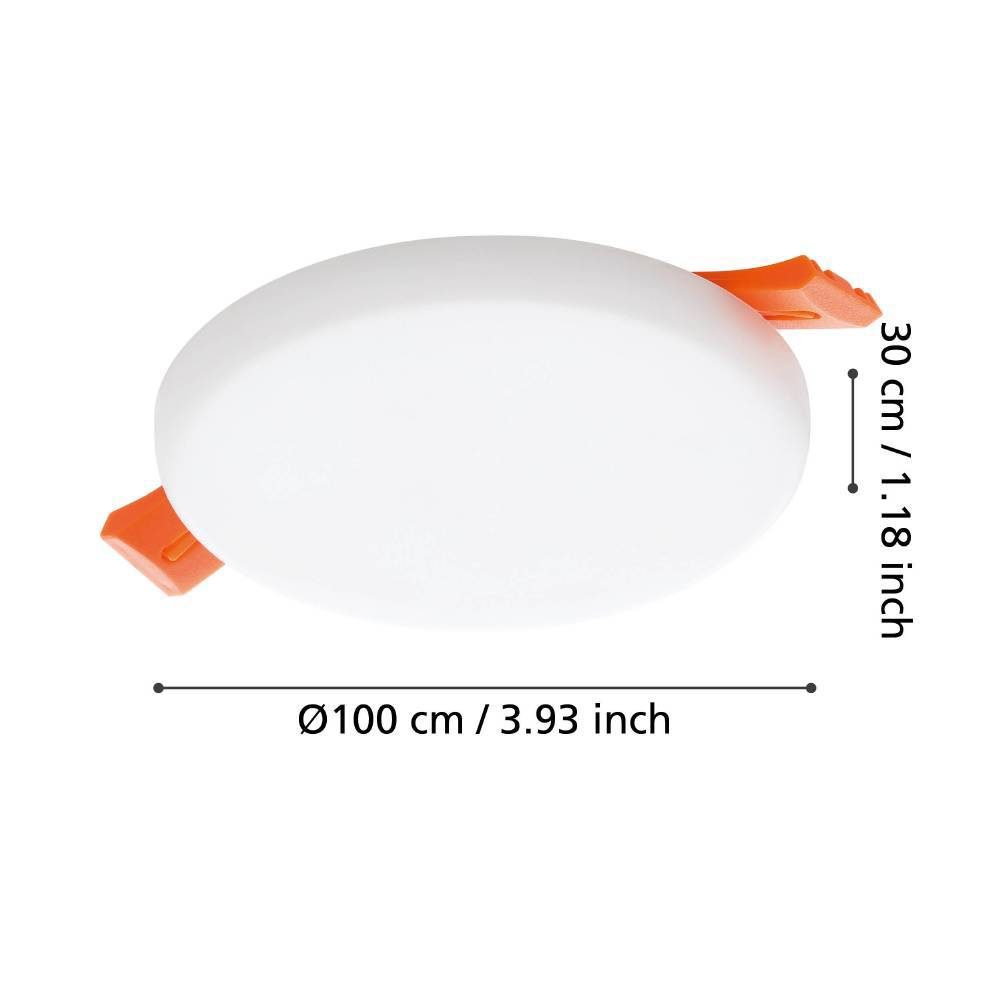 900963_DIMENSION_0001 | Eglo Romania Lampă încastrată RAPITA LED 5.5W IP65/IP20 900963