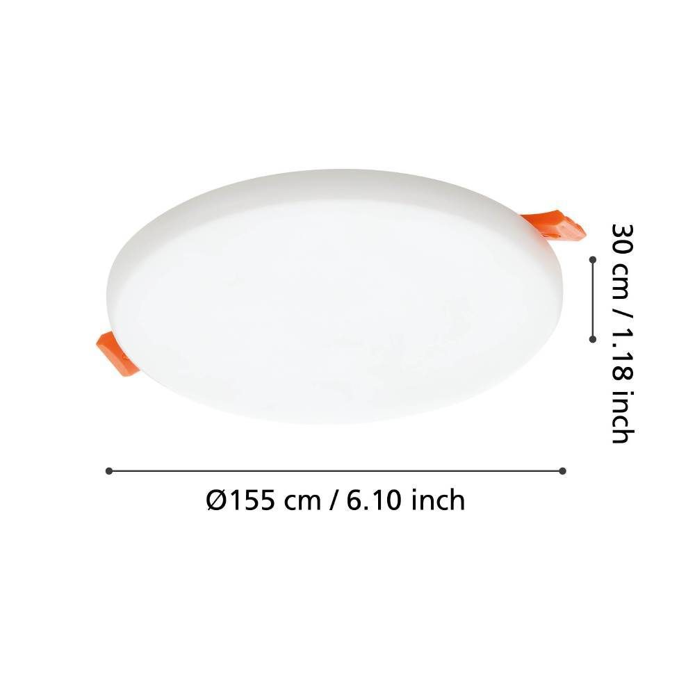 900964_DIMENSION_0001 | Eglo Romania Lampă încastrată RAPITA LED 11.5W IP65/IP20 900964