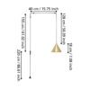 900975_DIMENSION_0001 | Eglo Romania Pendul NARICES E27 IP20 900975
