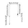 900976_DIMENSION_0001 | Eglo Romania Pendul PINETINA E27 IP20 900976