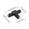 900998_DIMENSION_0001 | Eglo Romania Conector „T” TB negru 900998
