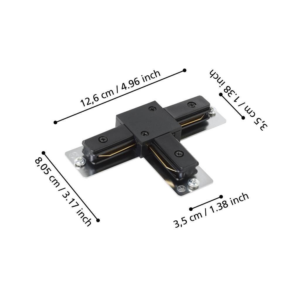 900998_DIMENSION_0001 | Eglo Romania Conector „T” TB negru 900998